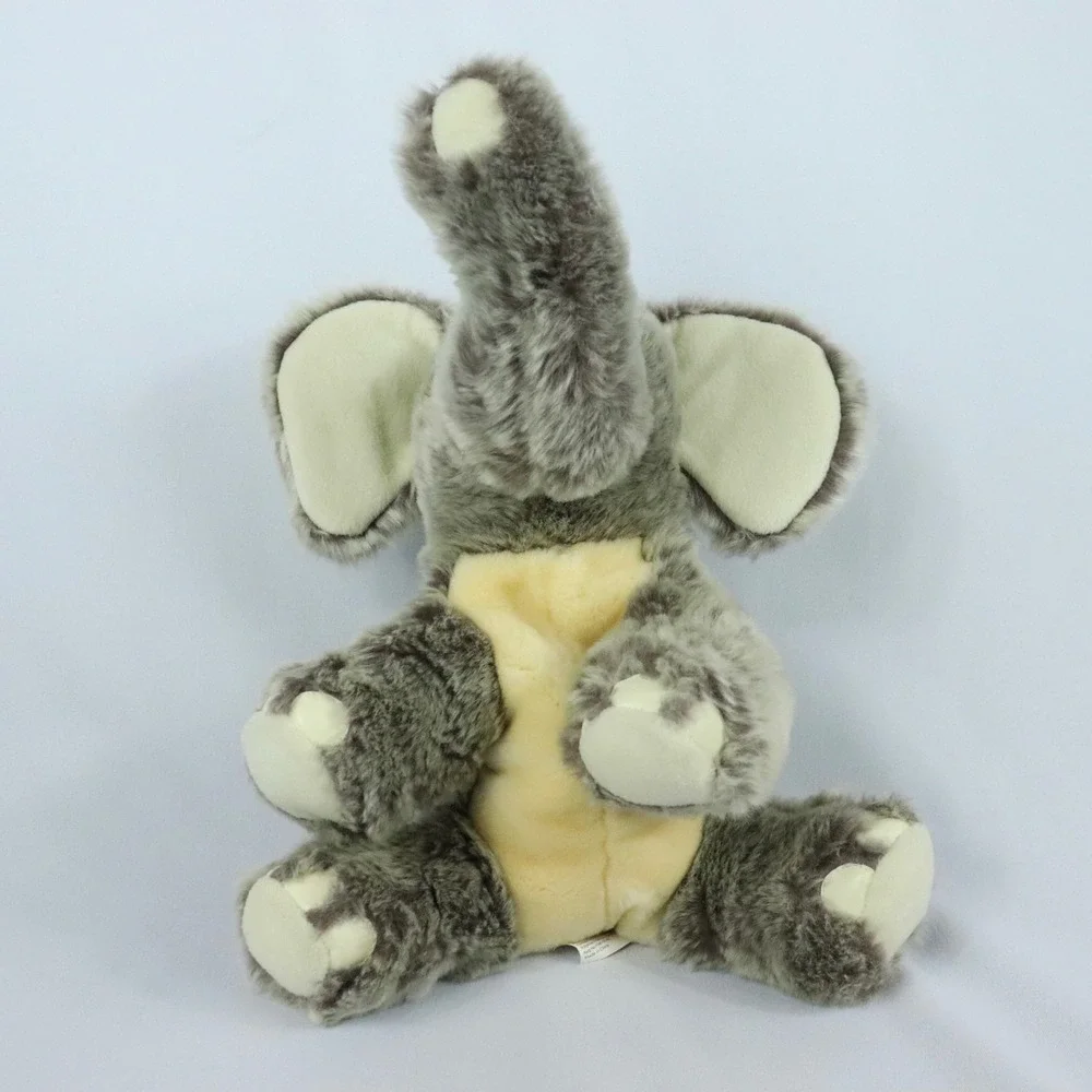 Toys R Us Animal Alley 2001 Gray Realistic Elephant Plush Stuffed Animal 16